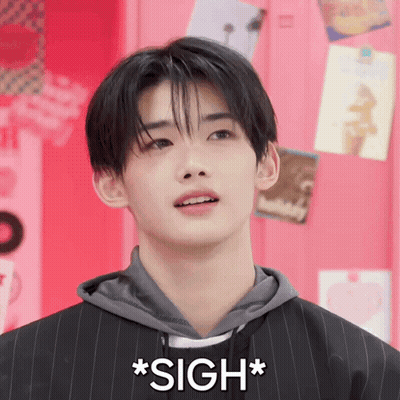Young Man Sigh Face Close Up GIF
