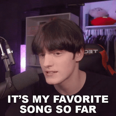 Young Man Singing Favorite Song GIF