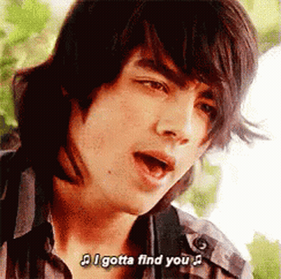 Young Man Singing I Gotta Find You GIF