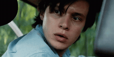 Young Man Sitting In Car Back Seat GIF