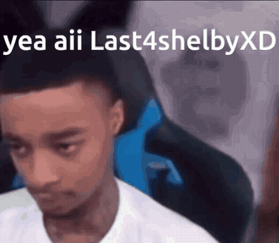 Young Man Sitting In Chair Saying Yea Aii Last4shelbyxd GIF