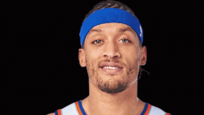 Young Man Smiling In Basketball Jersey GIF
