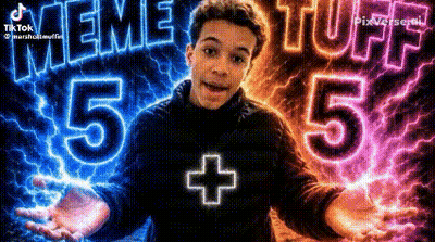 Young Man Standing in Front of Meme Stuff 5 Poster