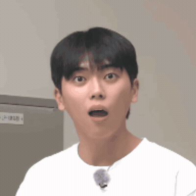 Young Man Surprised In White Shirt GIF