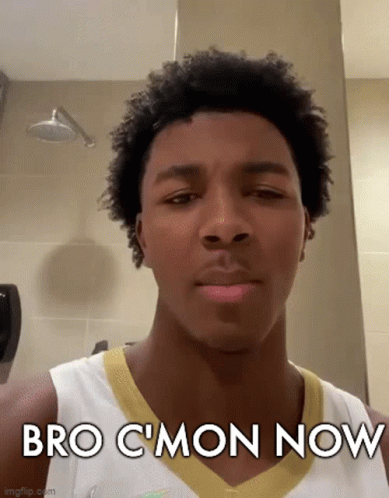 Young Man Taking Selfie In Bathroom With Bro C Mon Now GIF