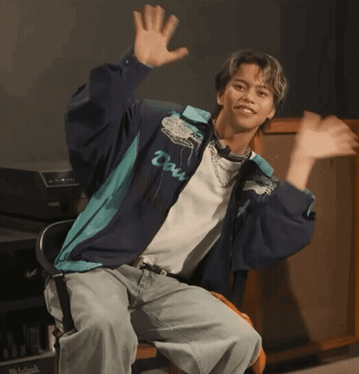 Young Man Wearing Dow Jacket GIF