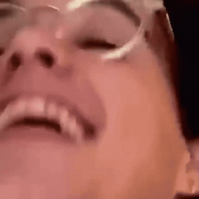 Young Man Wearing Glasses And Blue Shirt GIF
