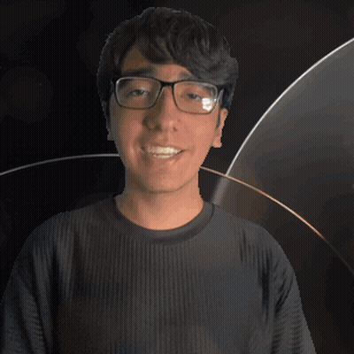 Young Man Wearing Glasses And Hayden Shirt GIF