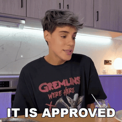 Young Man Wearing Gremlins Here T-Shirt GIF