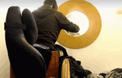 Young Man With Curly Hair Hugging Woman GIF