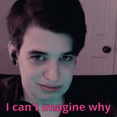 Young Man With Earbuds Saying I Can't Imagine Why GIF
