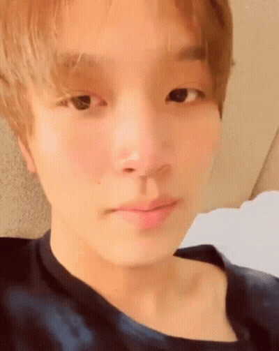 Young Man With Eyes Closed And Mouth Open GIF