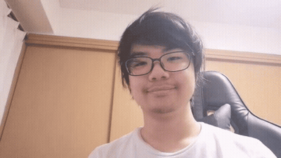 Young Man With Glasses And White Shirt GIF