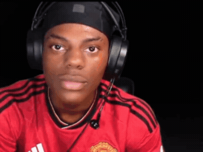 Young Man With Headphones And Headband Looking At Camera GIF