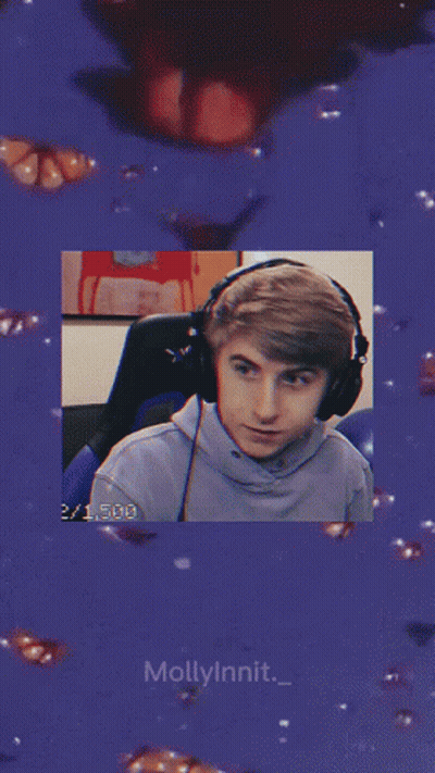 Young Man With Headphones And Hollister Shirt GIF