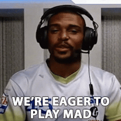 Young Man With Headphones And Letter L GIF
