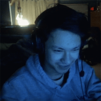 Young Man With Headphones And Microphone GIF
