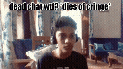 Young Man With Headphones Dead Chat WTF Dies Of Cringe GIF