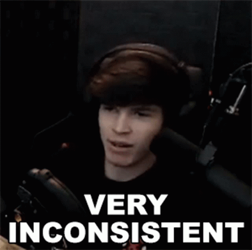 Young Man With Headphones Says Very Inconsistent GIF