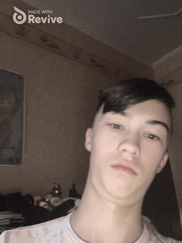 Young Man With Made With Revive GIF
