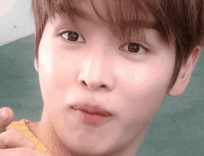 Young Man With Mouth Open And Eyes Closed GIF