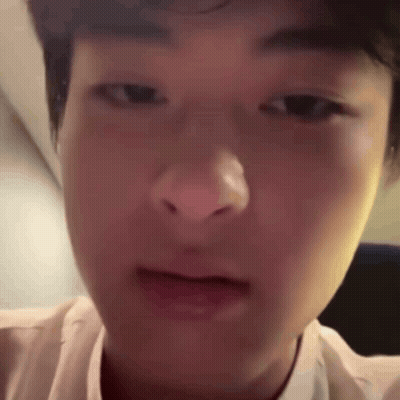 Young Man With Mouth Open And Nose Visible GIF
