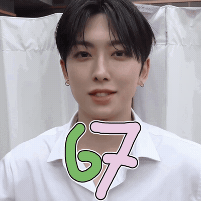 Young Man With Number 67 GIF