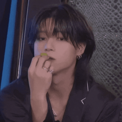 Young Man With Ring Eating Green Apple GIF