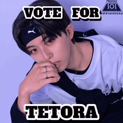 Young Man With Vote For Tetora Headband GIF