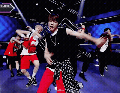 Young Men Dancing On Stage GIF