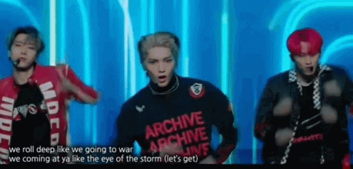 Young Men Dancing On Stage GIF