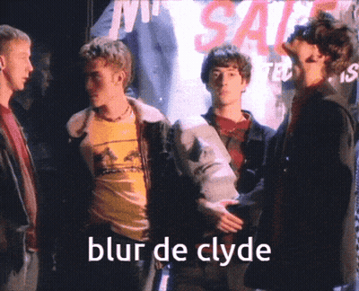 Young Men In Front Of Sale Sign GIF