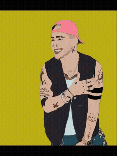 Young Men Making Funny Faces GIF