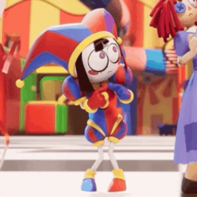 Young Men One Wearing Wig GIF