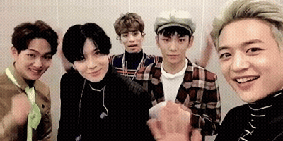 Young Men Posing And Smiling GIF