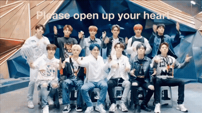 Young Men Posing Please Open Up Your Heart GIF