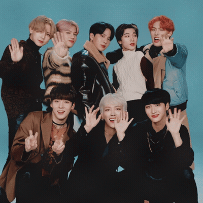 Young Men Posing With Hands Up GIF