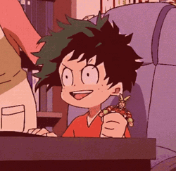 Young Midoriya Head Bang GIF