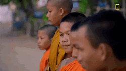 Young Monks From Laos