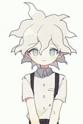 Young Nagito Blinking Eyes GIF