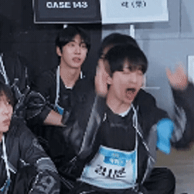 Young People Sitting On Floor With Name Tag Case 143 GIF