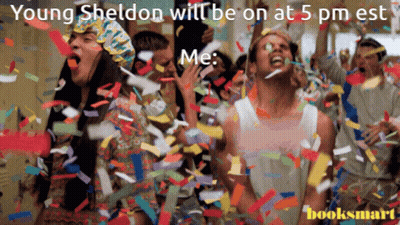 Young Sheldon Poster 5 PM EST GIF