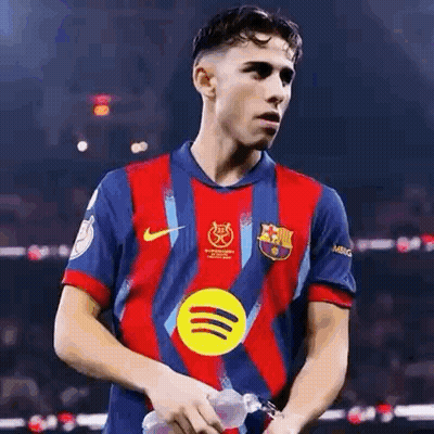 Young Soccer Player Holding Water Bottle GIF