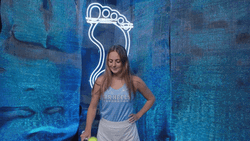 Young Tennis Player Hands On Hips GIF