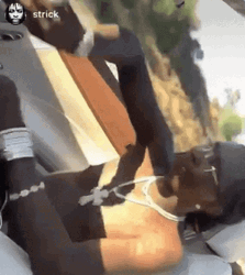 Young Thug Driving His Car GIF