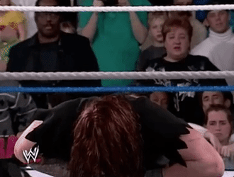 Young Undertaker Pinning GIF