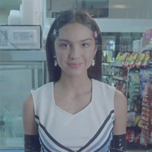 Young Woman Cheerleader Outfit GIF