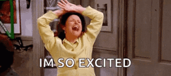 Young Woman Is So Excited Meme GIF