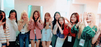 Young Women Applauding GIF