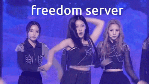 Young Women Dancing Freedom Server GIF